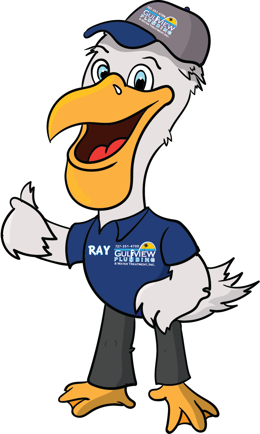 Pelican Ray, Gulfview's plumbing mascot